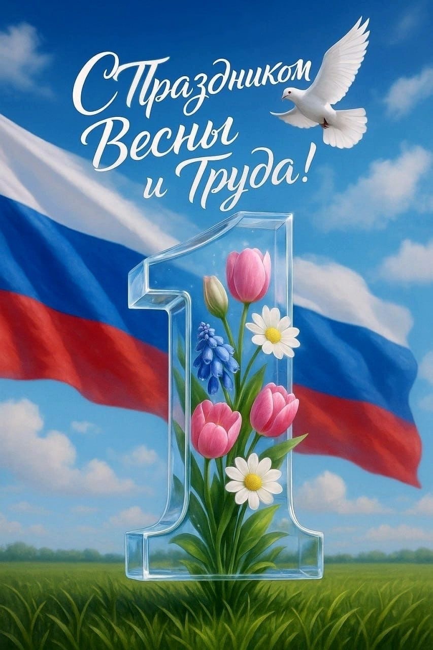 В России празднуют Первомай.